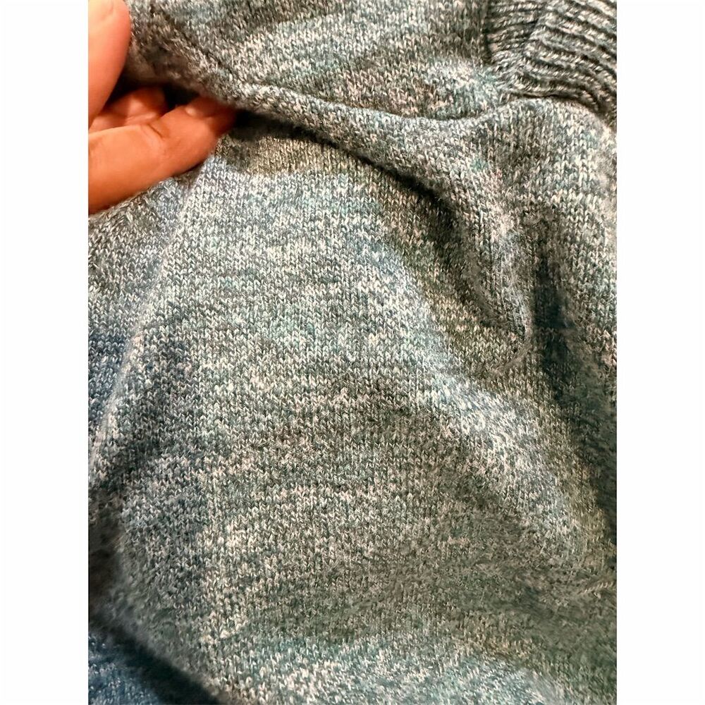 Sonoma Women's Blue Fleece Pullover Hoodie Size S with Pockets - Picture 3 of 6